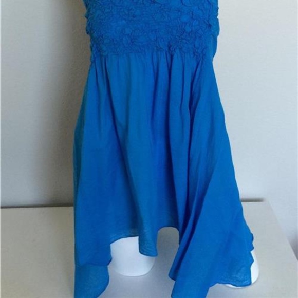 Hard Tail Smocked Tunic Flowy Top - Picture 3 of 6